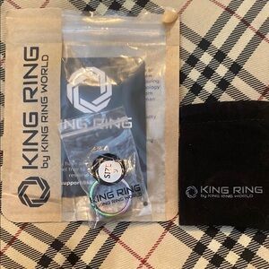 King Ring by King Ring World - Black and Silver Ring